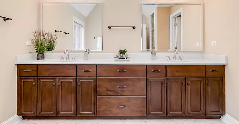 Bathroom Cabinet Renovation in Monticello