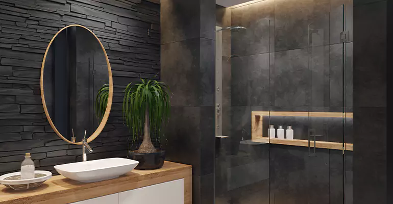 Bathroom Floor Tile Remodel in Monticello