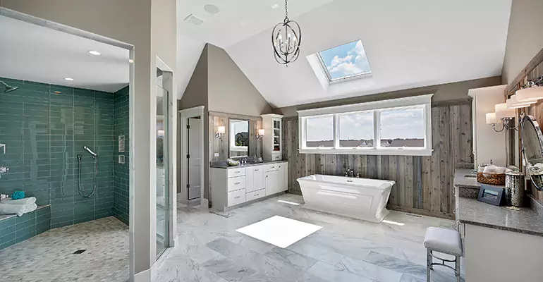 Guest Bathroom Flooring Remodel in Monticello